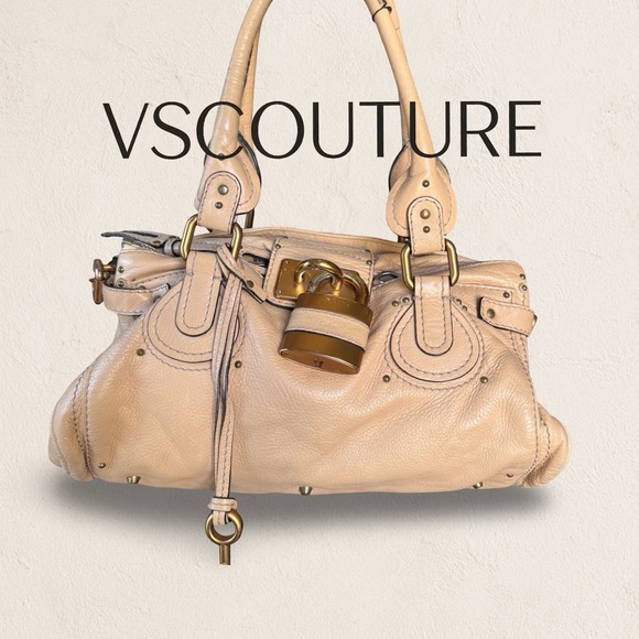 Chloé Paddington Satchel – Beige Leather with Gold Hardware - Picture 1 of 11